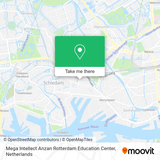 Mega Intellect Anzan Rotterdam Education Center map