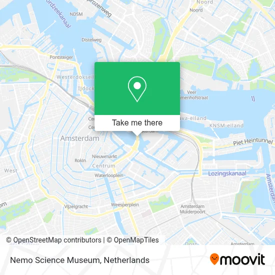Nemo Science Museum Karte