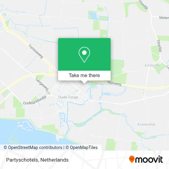 Partyschotels map