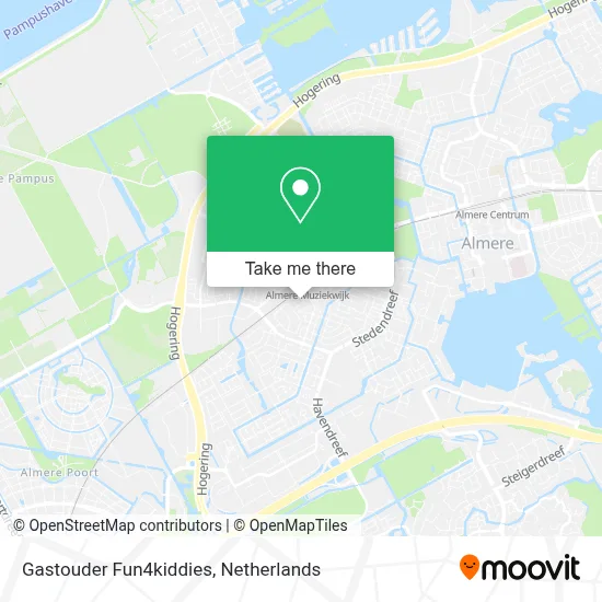 Gastouder Fun4kiddies map