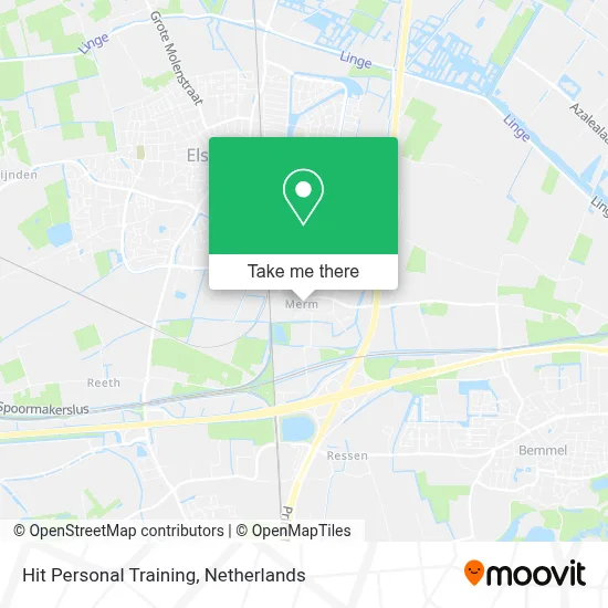 Hit Personal Training map