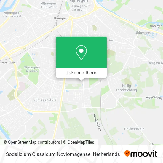 Sodalicium Classicum Noviomagense map