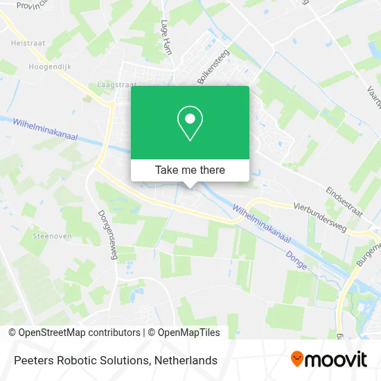 Peeters Robotic Solutions map