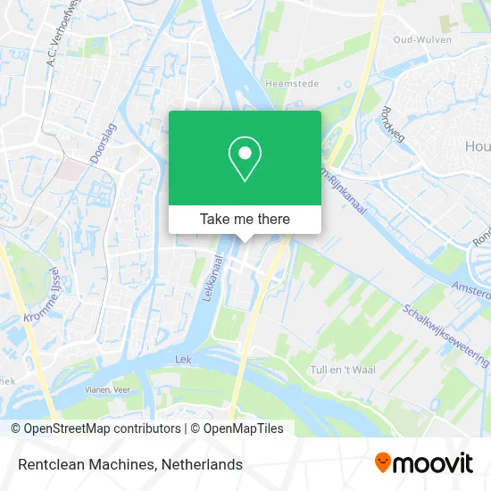 Rentclean Machines map