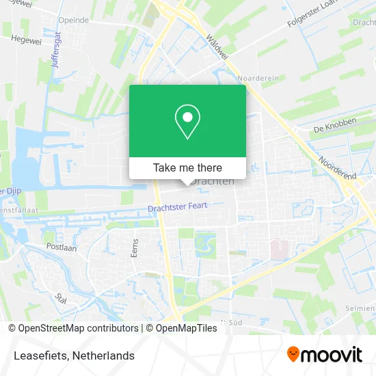 Leasefiets map