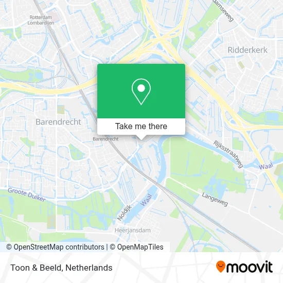 Toon & Beeld map