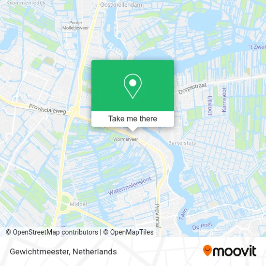 Gewichtmeester map