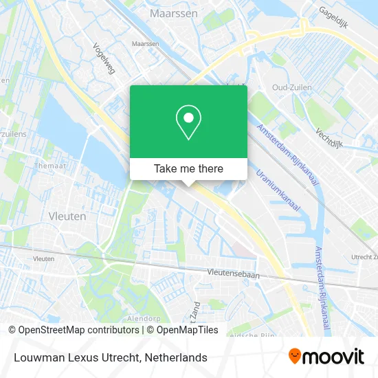 Louwman Lexus Utrecht map
