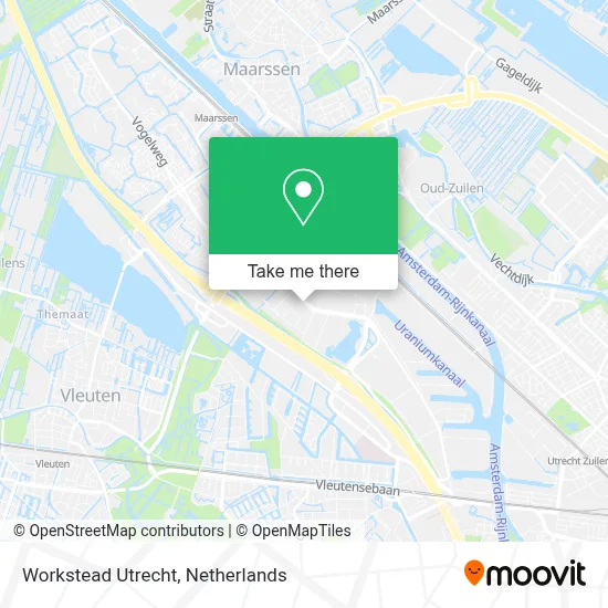 Workstead Utrecht map