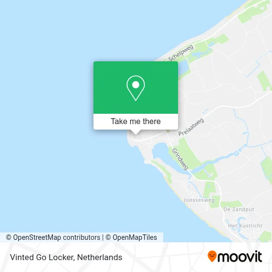 Vinted Go Locker map