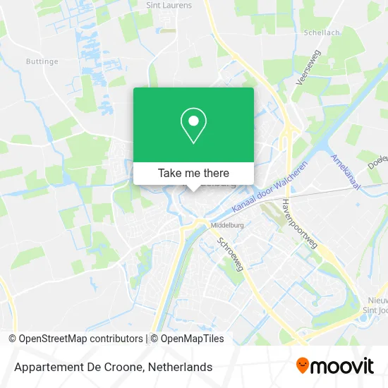 Appartement De Croone map