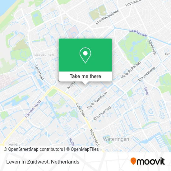 Leven In Zuidwest map