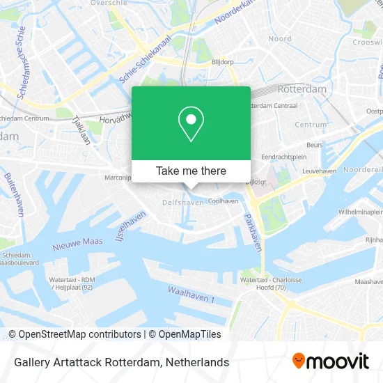 Gallery Artattack Rotterdam map