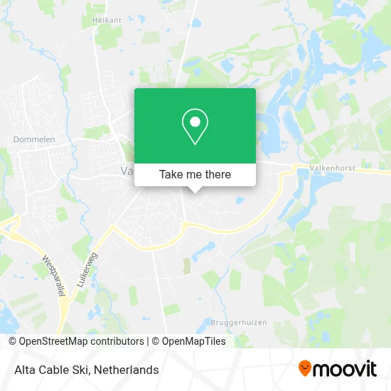Alta Cable Ski map