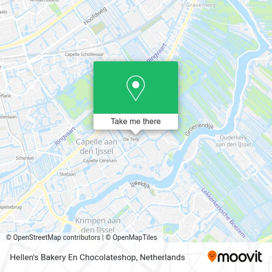 Hellen's Bakery En Chocolateshop map