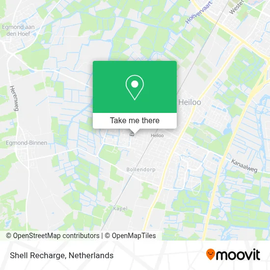 Shell Recharge map