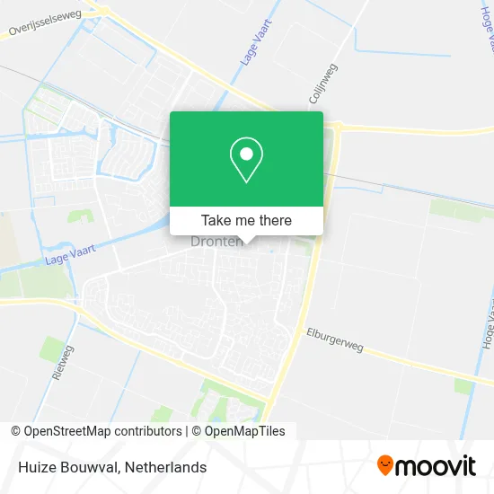 Huize Bouwval map