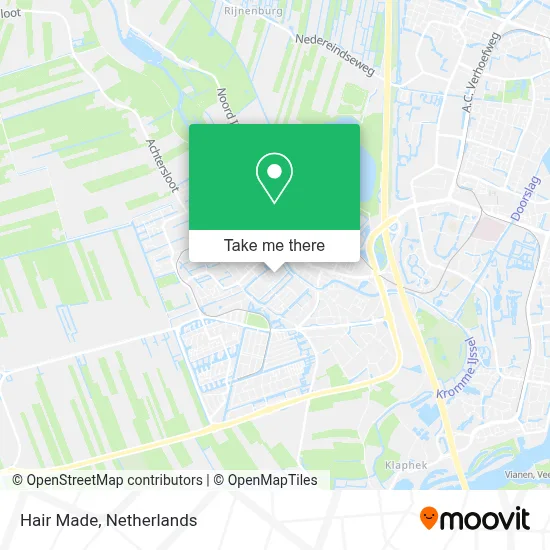Hair Made map