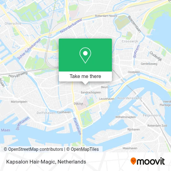 Kapsalon Hair-Magic map