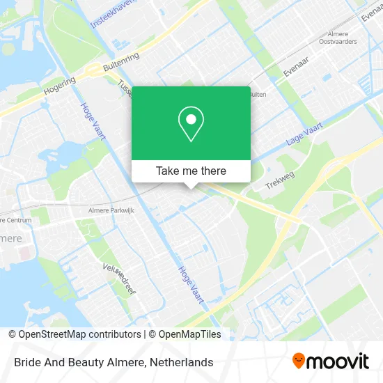 Bride And Beauty Almere map
