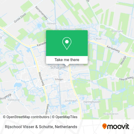 Rijschool Visser & Schutte map