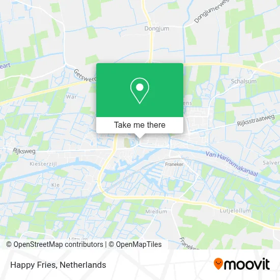 Happy Fries map