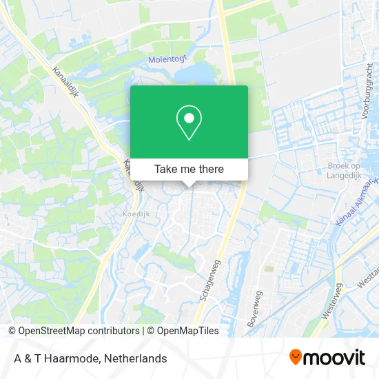 A & T Haarmode map