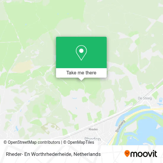 Rheder- En Worthrhederheide map