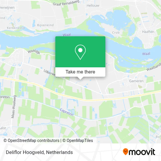 Deliflor Hoogveld map
