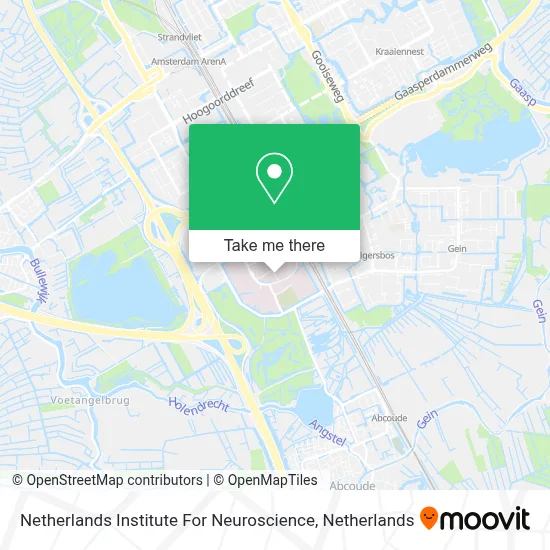 Netherlands Institute For Neuroscience map