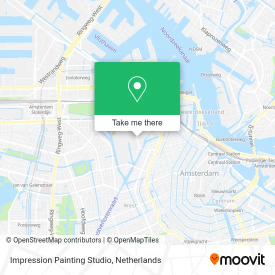 Impression Painting Studio map