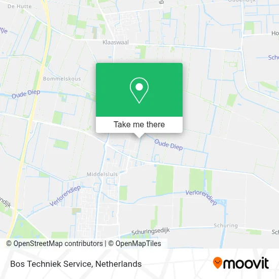 Bos Techniek Service map