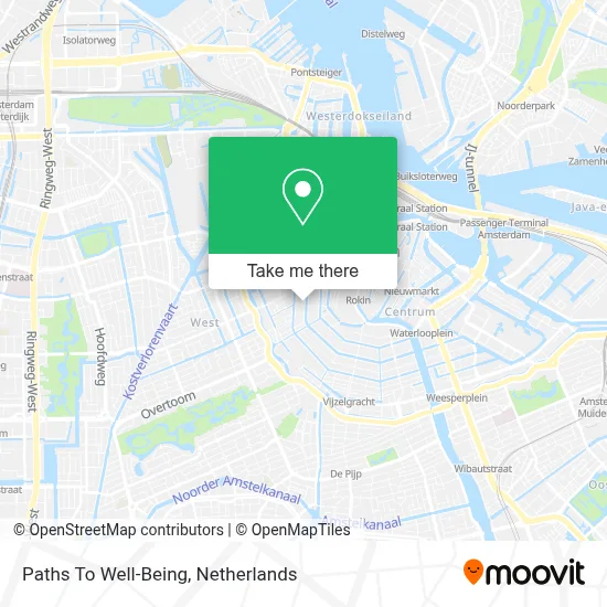 Paths To Well-Being map
