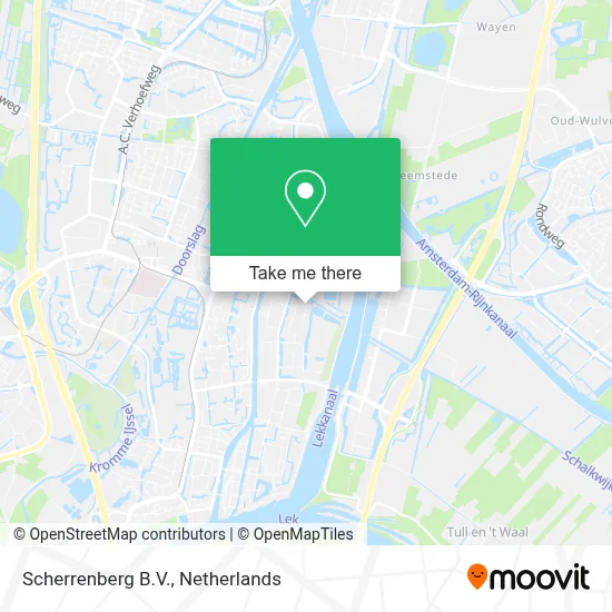 Scherrenberg B.V. map