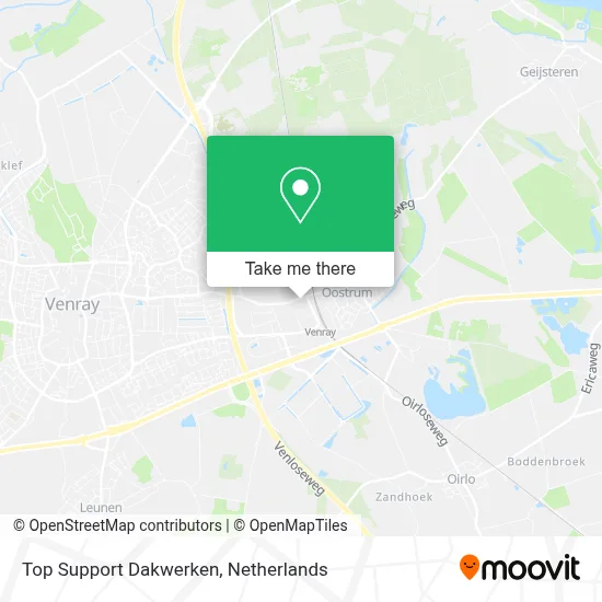 Top Support Dakwerken map