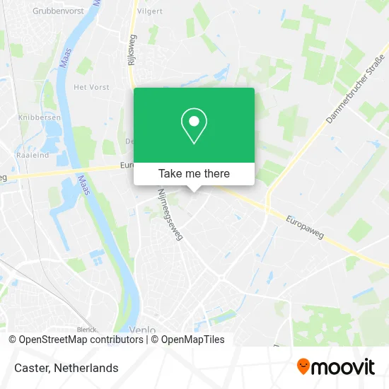 Caster map