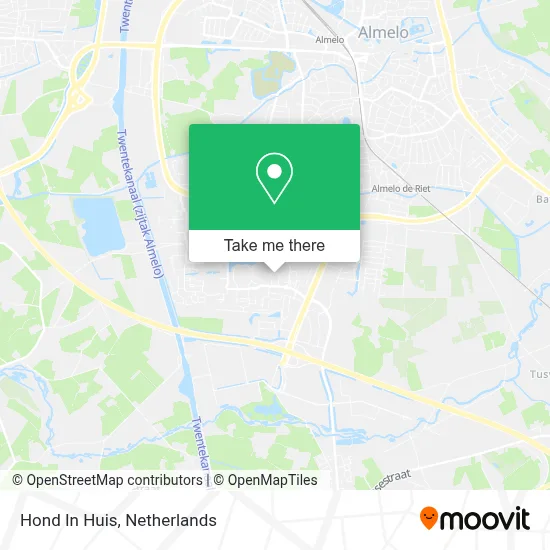 Hond In Huis map