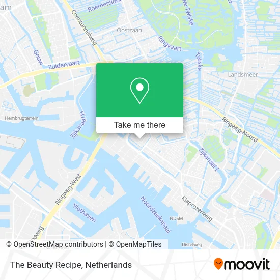 The Beauty Recipe map