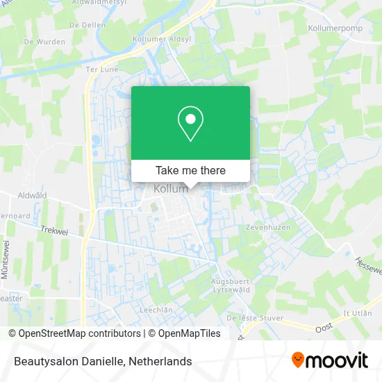Beautysalon Danielle map