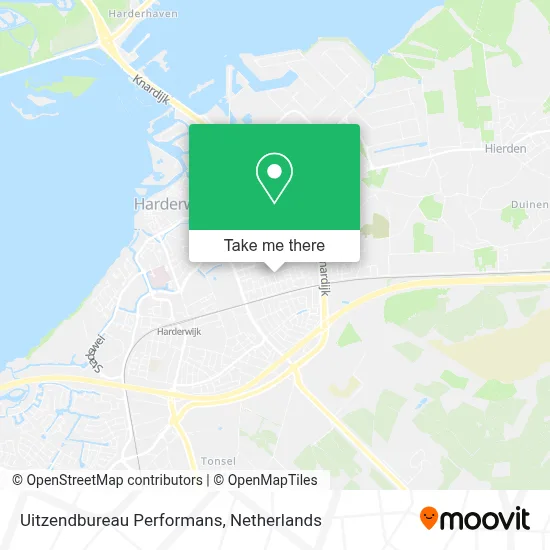 Uitzendbureau Performans map