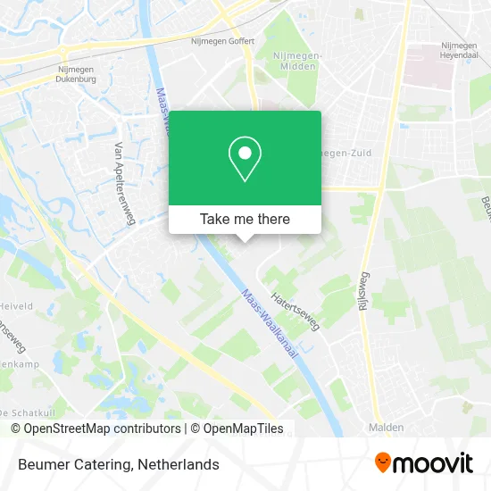 Beumer Catering map