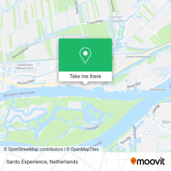 Sardo Experience map