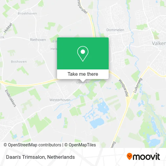 Daan's Trimsalon map