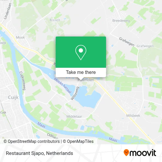 Restaurant Sjapo map