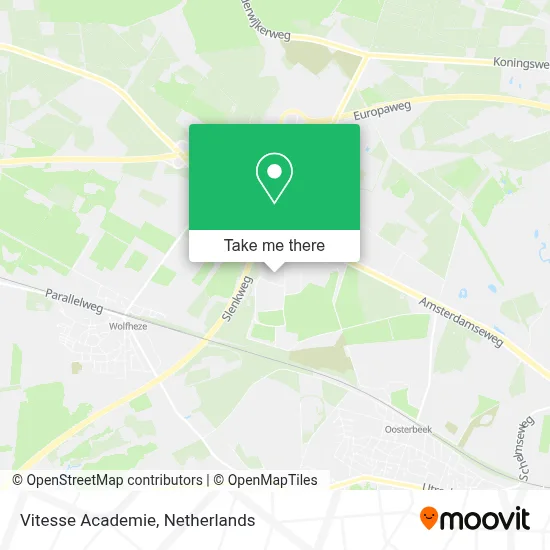 Vitesse Academie map