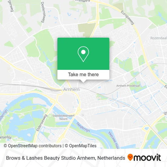 Brows & Lashes Beauty Studio Arnhem map