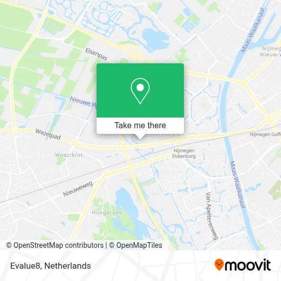 Evalue8 map