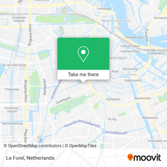 Le Forel map