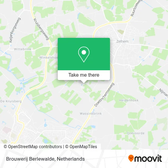 Brouwerij Berlewalde map
