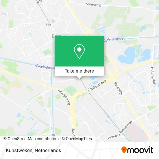 Kunstweken map